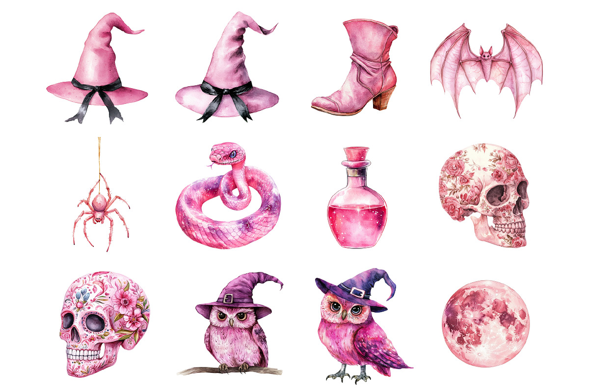 Pink Halloween, an Illustration by Design Market (Photo 2 of 3)