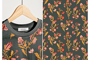 Floral Patterns Vector Clipart PNG, a Pattern Graphic by ARTMIRU (Thumbnail 11 of 15)