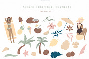 Summer time! Vector, patterns, Cards, an Illustration by SketchCliparts (Thumbnail 2 of 7)