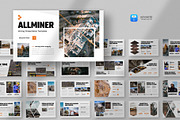 Mining Industry Keynote Template, a Presentation Template by fluffstudio (Thumbnail 1 of 4)