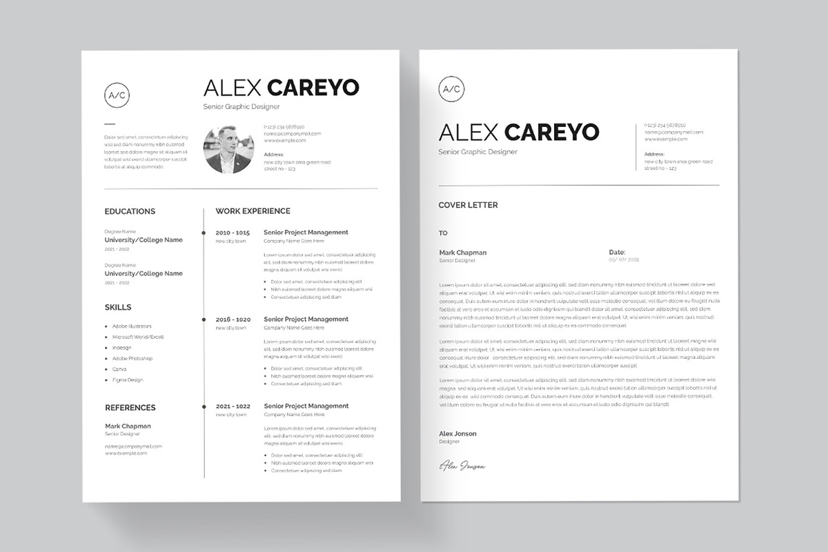 Resume/CV | Word, a Resume Template by Pixelpick (Photo 2 of 4)