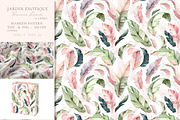 Exotic, Watercolor Tropical Patterns, a Pattern Graphic by Lisima (Thumbnail 6 of 12)
