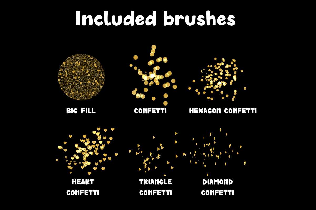 Glitter & Sparkle 1.0 for Procreate, a Brush Add-On by Design av MAD (Photo 5 of 10)