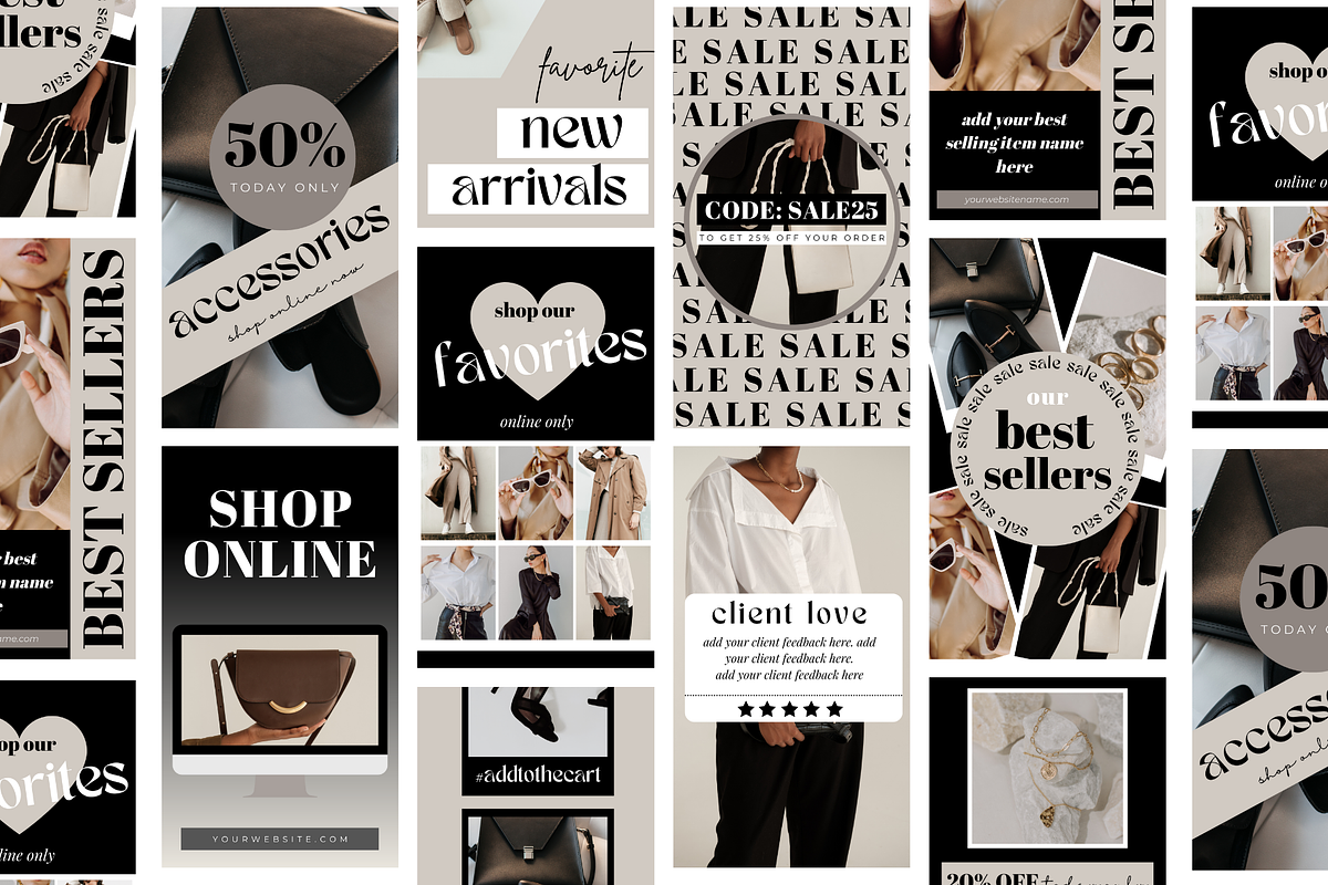 300 Product Instagram Posts, a Social Media Template by Oh So Social Boutique (Photo 3 of 6)
