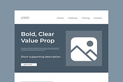 Modern Wireframe Kit for UI UX, a Wireframe Template by MightyDesign (Thumbnail 2 of 9)