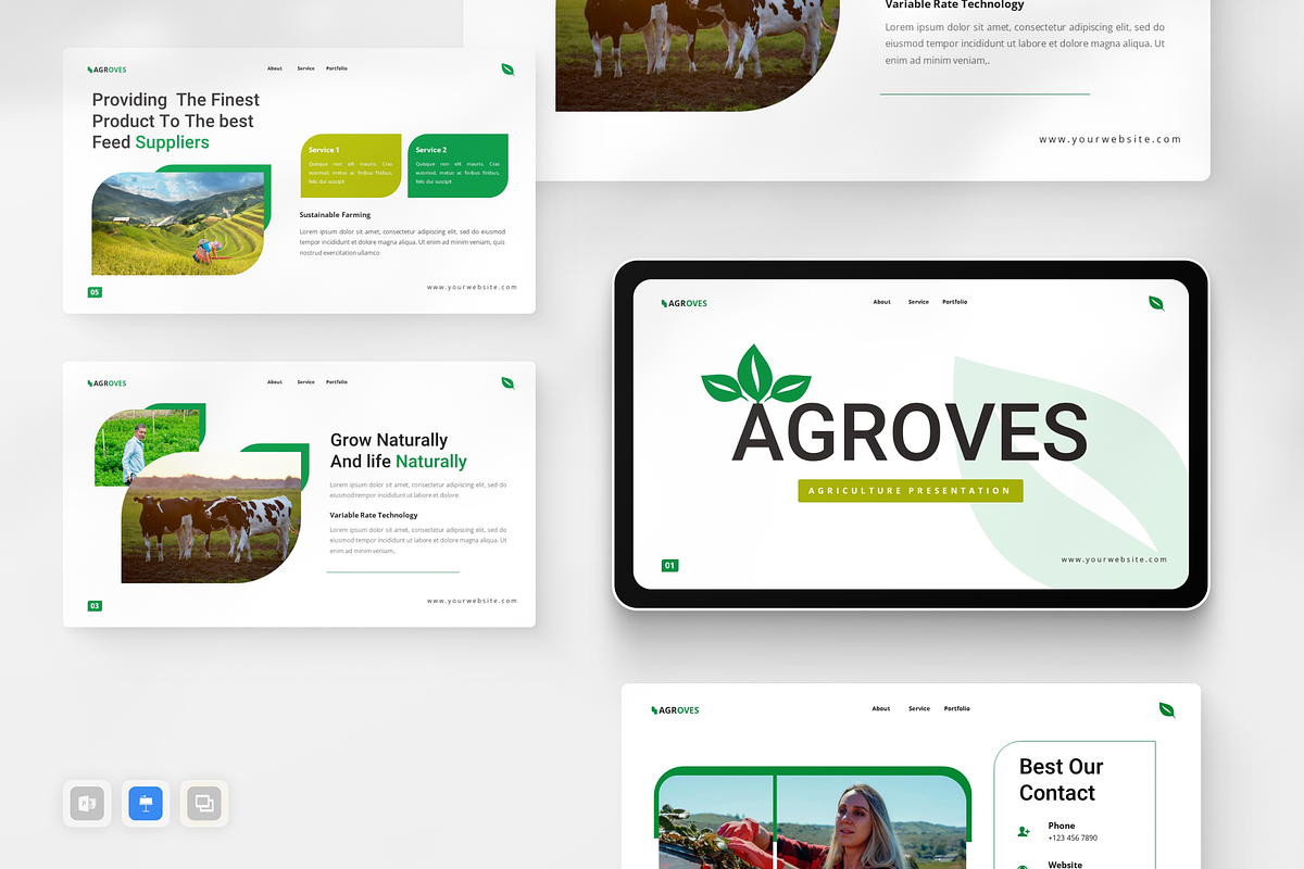 Agriculture Presentation Keynote, a Presentation Template by Annora Studio (Photo 1 of 5)