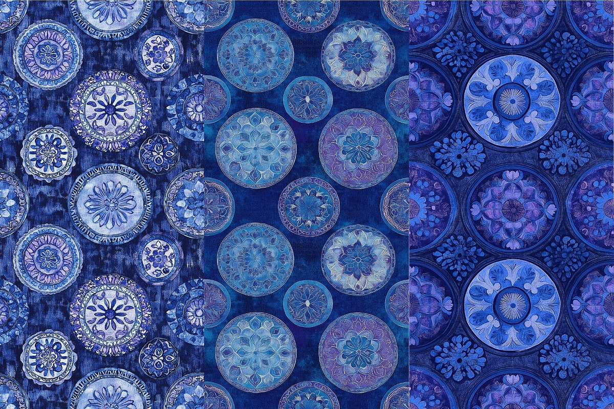 12 Arcane Medallion Seamless Pattern, a Pattern Graphic by Inknfolly (Photo 3 of 7)