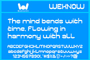 Flowing Thought font, a Sans Serif Font by weknow (Thumbnail 5 of 8)