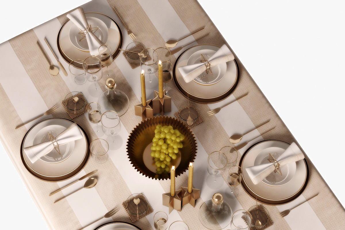 table setting 05, an Object 3D Model by 3dcruz (Photo 14 of 14)