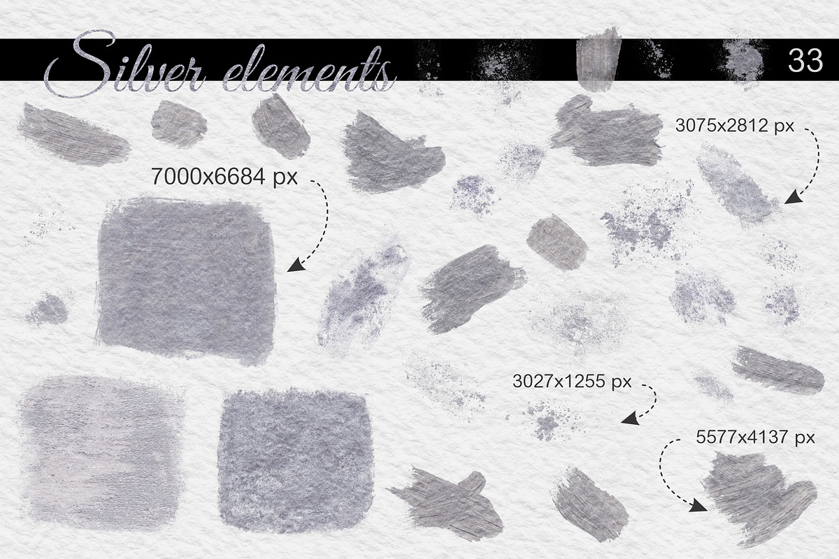 Festive Glitter Bundle + Bonus, a Decorative Illustration by kisikoida (Photo 13 of 18)