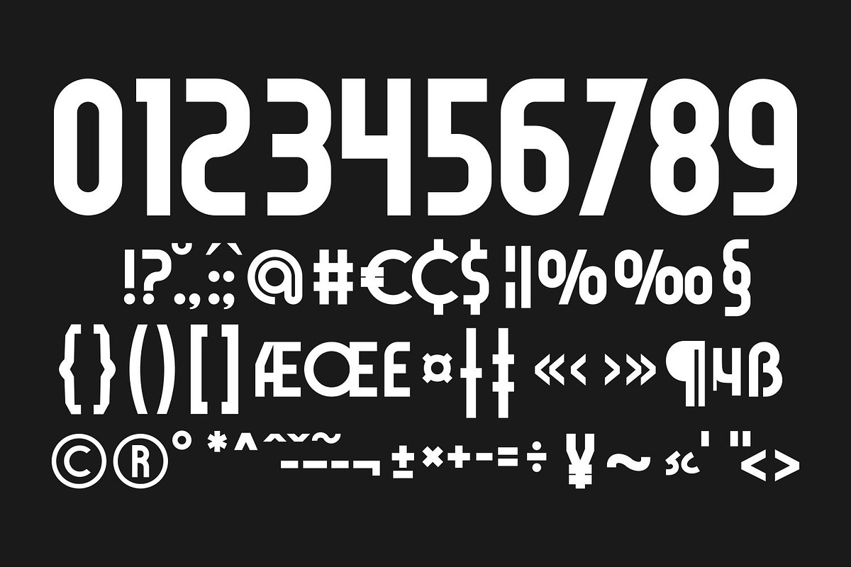 Neo Libero Bold Geometric Font, a Sans Serif Font by WhymoreArt (Photo 9 of 10)