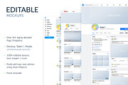 Ultimate Social Media Mockups Bundle, a Social Media Template by Poego Social (Thumbnail 2 of 12)