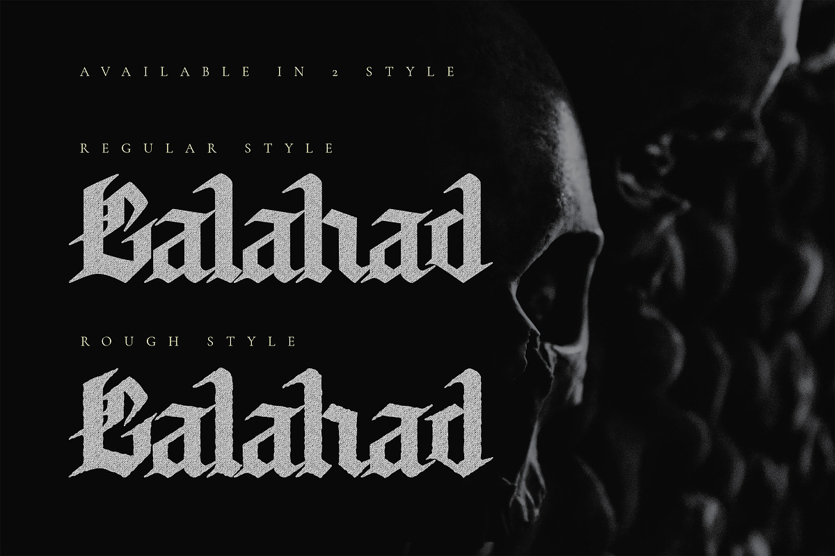 Corogh Gorge - Blackletter Font, a Blackletter Font by Krakenbox Studio (Photo 9 of 12)