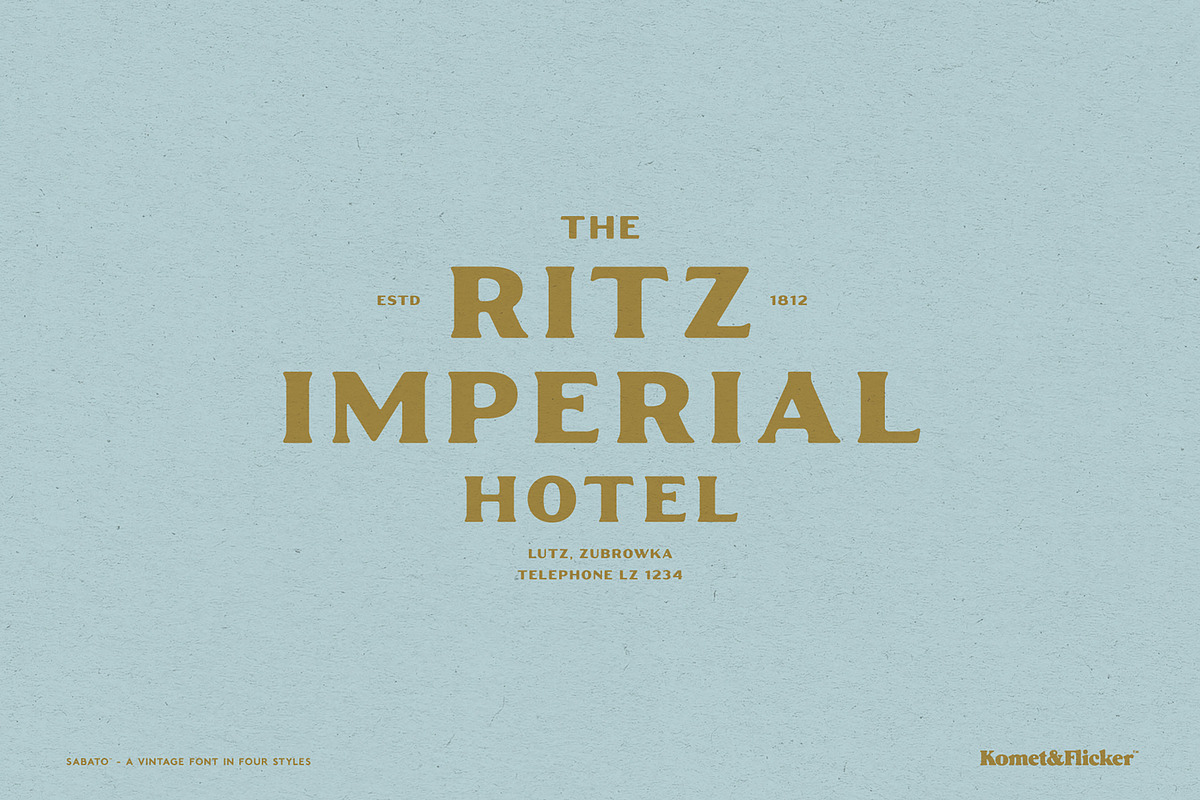 Sabato – Sans & Serif in Four Styles, a Serif Font by Komet & Flicker (Photo 5 of 13)