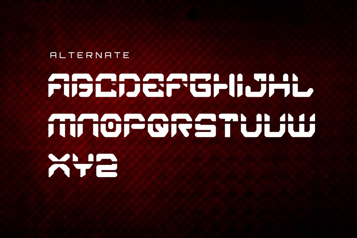Zupraxu - Modern Sport Font, a Sans Serif Font by Dhabee (Photo 6 of 9)