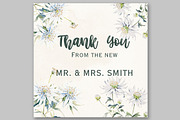 White Flowers Clipart Eucalyptus, a Decorative Illustration by LeCoqDesign (Thumbnail 5 of 5)