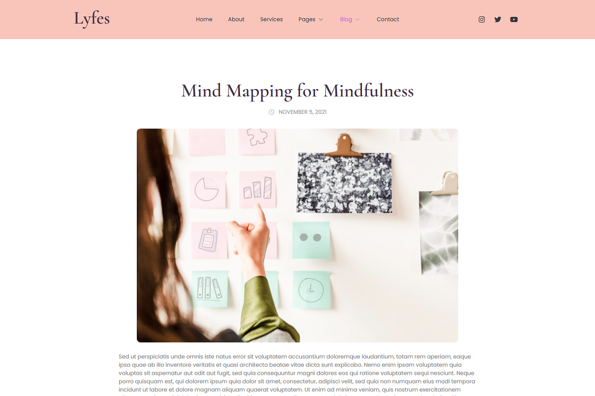 Feminine Life Coach Speaker Template, a Landing Page Template by MasterDesigns (Photo 8 of 9)