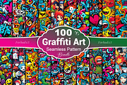 Abstract Graffiti Seamless Pattern, a Pattern Graphic by Forhadx5 (Thumbnail 1 of 11)