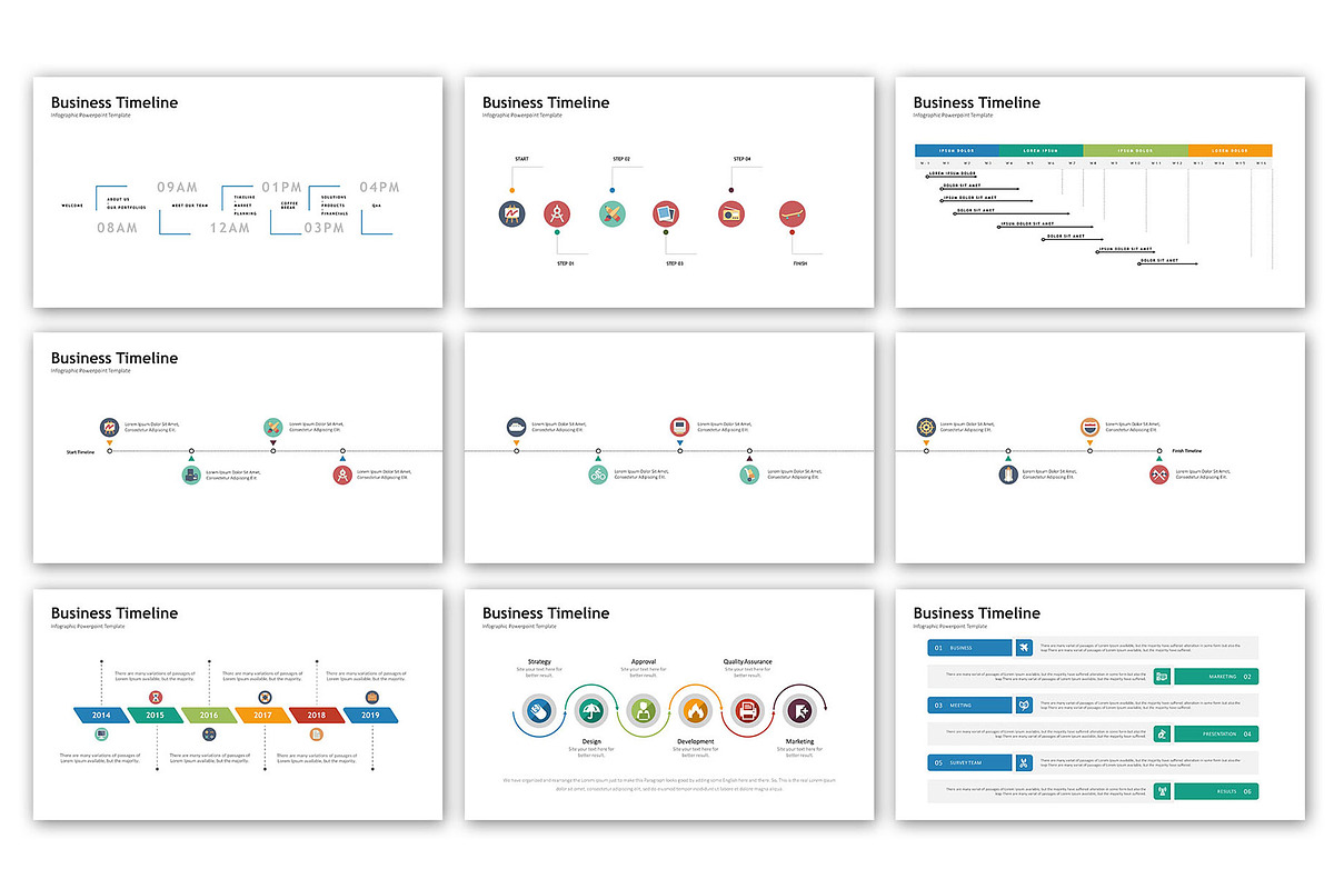 Timeline Presentation - Infographic, a Presentation Template by ...