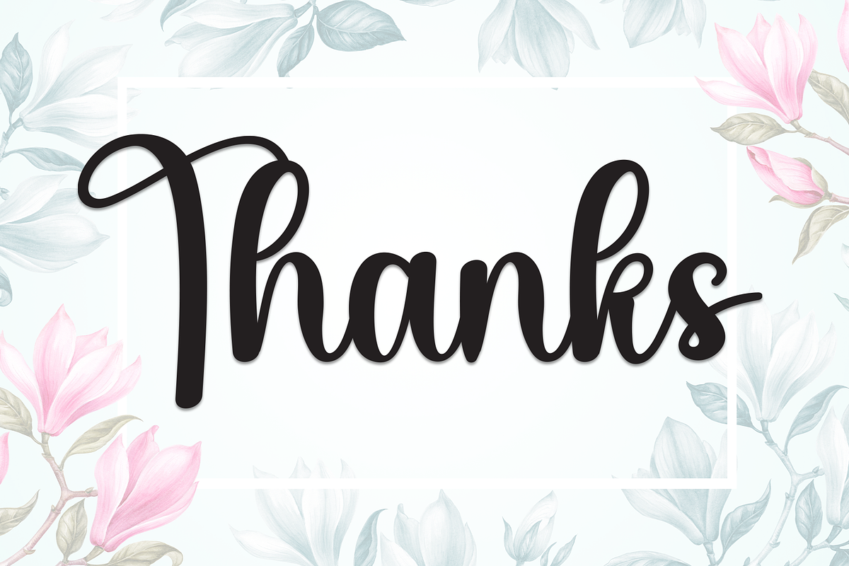 Magnolia | Script Font, a Handwritten Font by Scratchones (Photo 9 of 9)