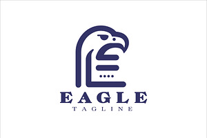 Letter E Eagle Logo Design, a Branding & Logo Template by Vectorium Studio