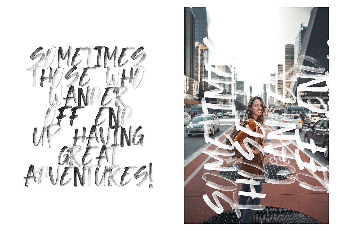 Justine SVG font preview 2