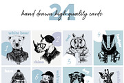 Printable advent calendar, a Poster Template by handsketched (Thumbnail 8 of 8)