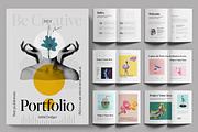 Creative Portfolio Layout, a Magazine Template by ContestDesign (Thumbnail 1 of 3)