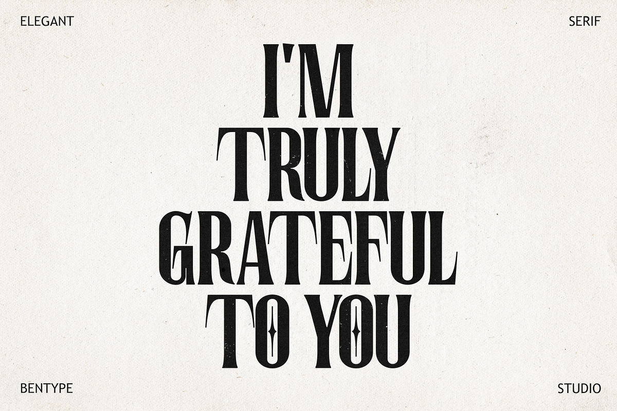 Brosche Serif - Elegant Condensed, a Serif Font by Bentype Studio (Photo 8 of 8)