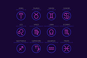 Astrology Symbols & Zodiac Wheel, a Solid Icon by QASO (Thumbnail 3 of 3)