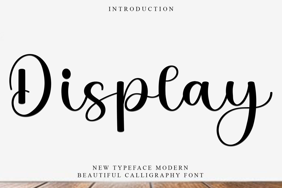 Display, a Handwritten Font by FreshTypeINK (Photo 1 of 8)