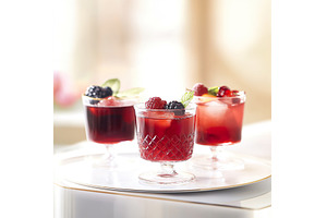 Refreshing mixed berry cocktails, a Food & Drink Photo by Lermont51