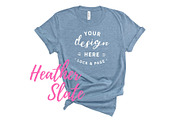 Bella Canvas TShirt Mockups On White, a Shirt Mockup by lock and page (Thumbnail 26 of 92)