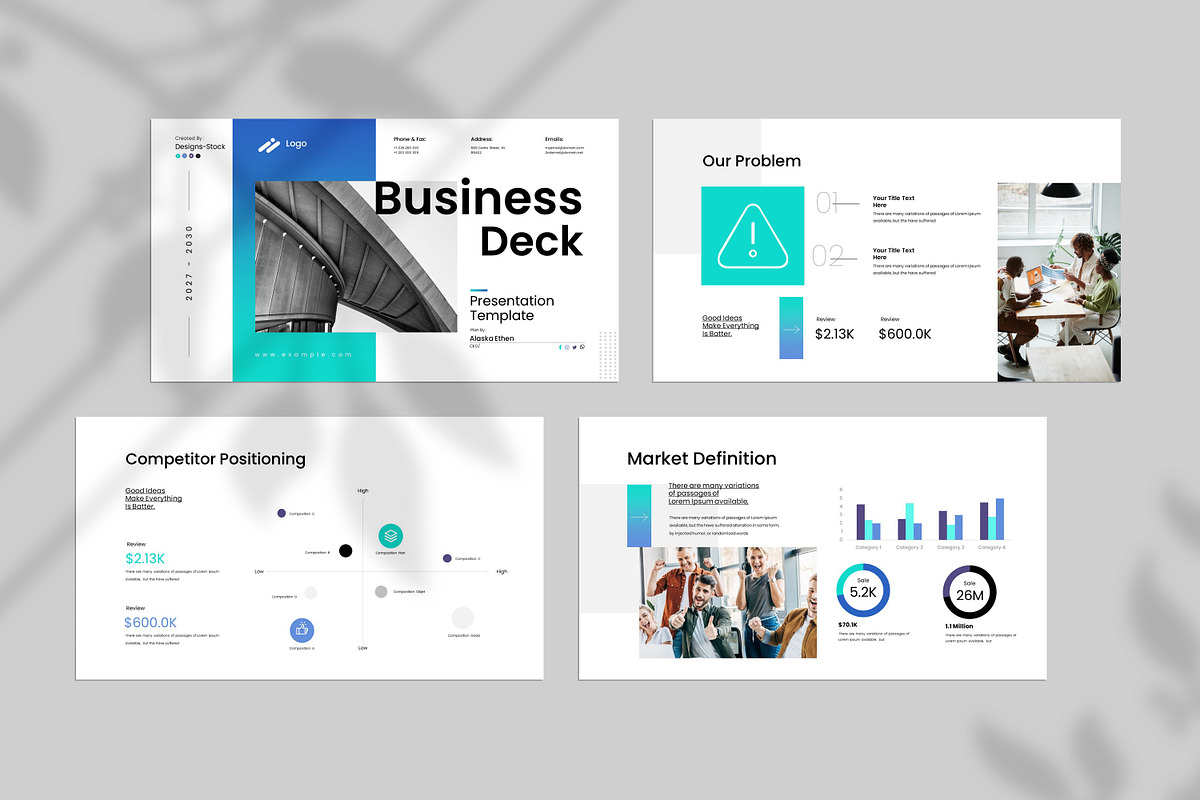 Business Deck Presentation Template preview 4