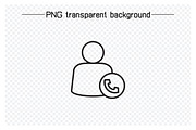 User Profile and Ui Icons Set, an Outline Icon by Designfour (Thumbnail 5 of 7)