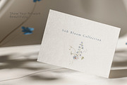 Blue Bloom Paper Mockup Collection, a Product Mockup by NikiArts (Thumbnail 10 of 13)