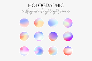 HOLOGRAPHIC IG HIGHLIGHT COVERS (12)
