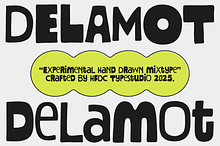 Delamot Experimental Hand Drawn