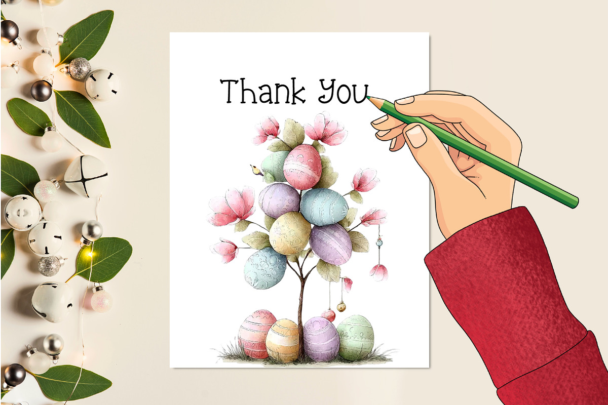 Whimsical Easter Tree Png Clipart, an Illustration by Creative Art (Photo 5 of 8)