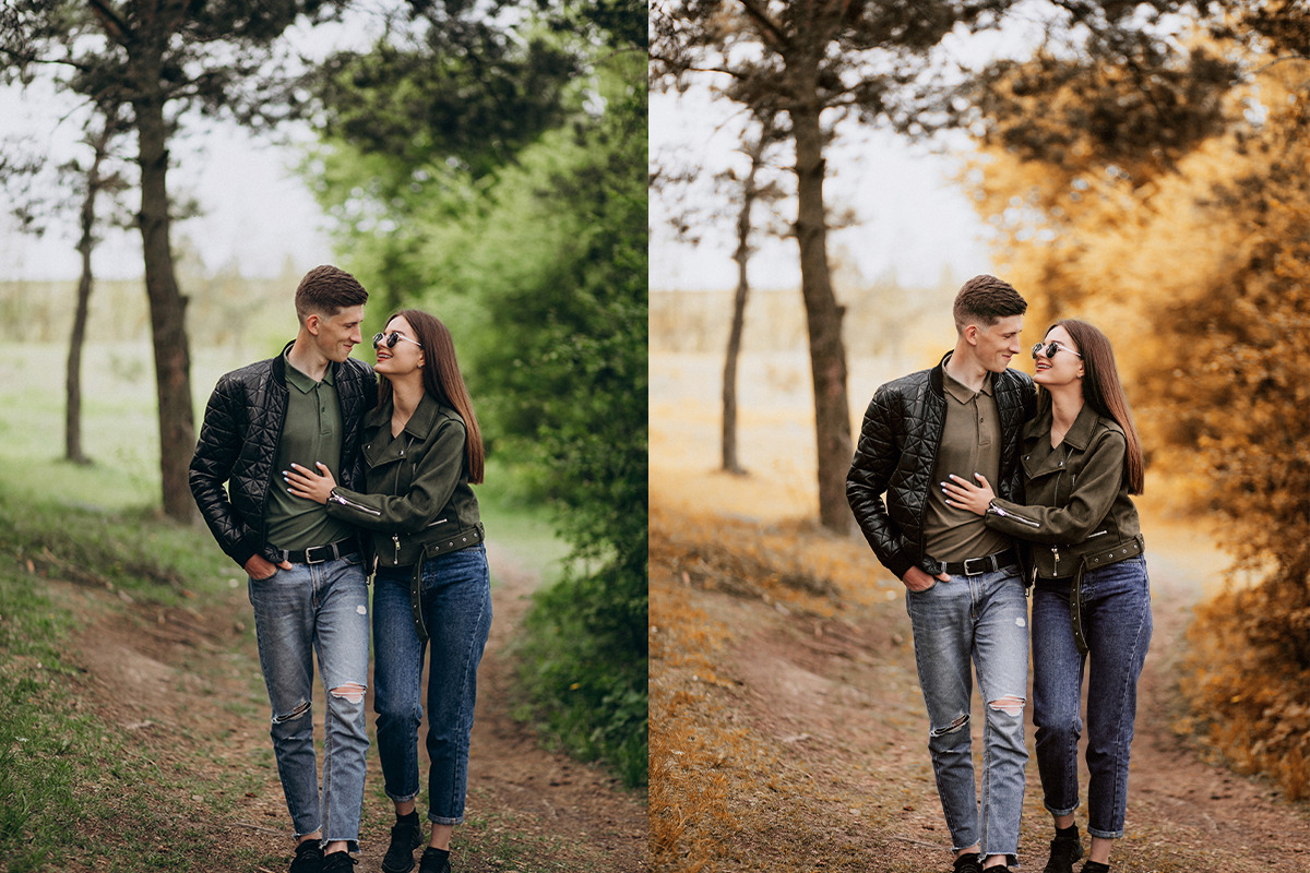 Cinematic Autumn Photoshop actions, a Preset Add-On by 3d_model_tifotizi
