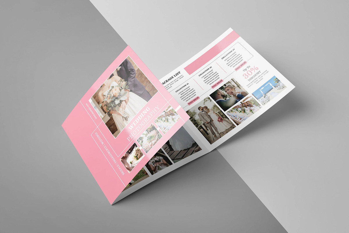Square Trifold Photography Brochure, a Brochure Template by retrographix (Photo 4 of 4)