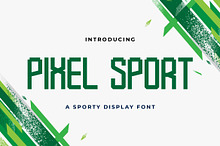 Pixel Sport - Sporty Display Font