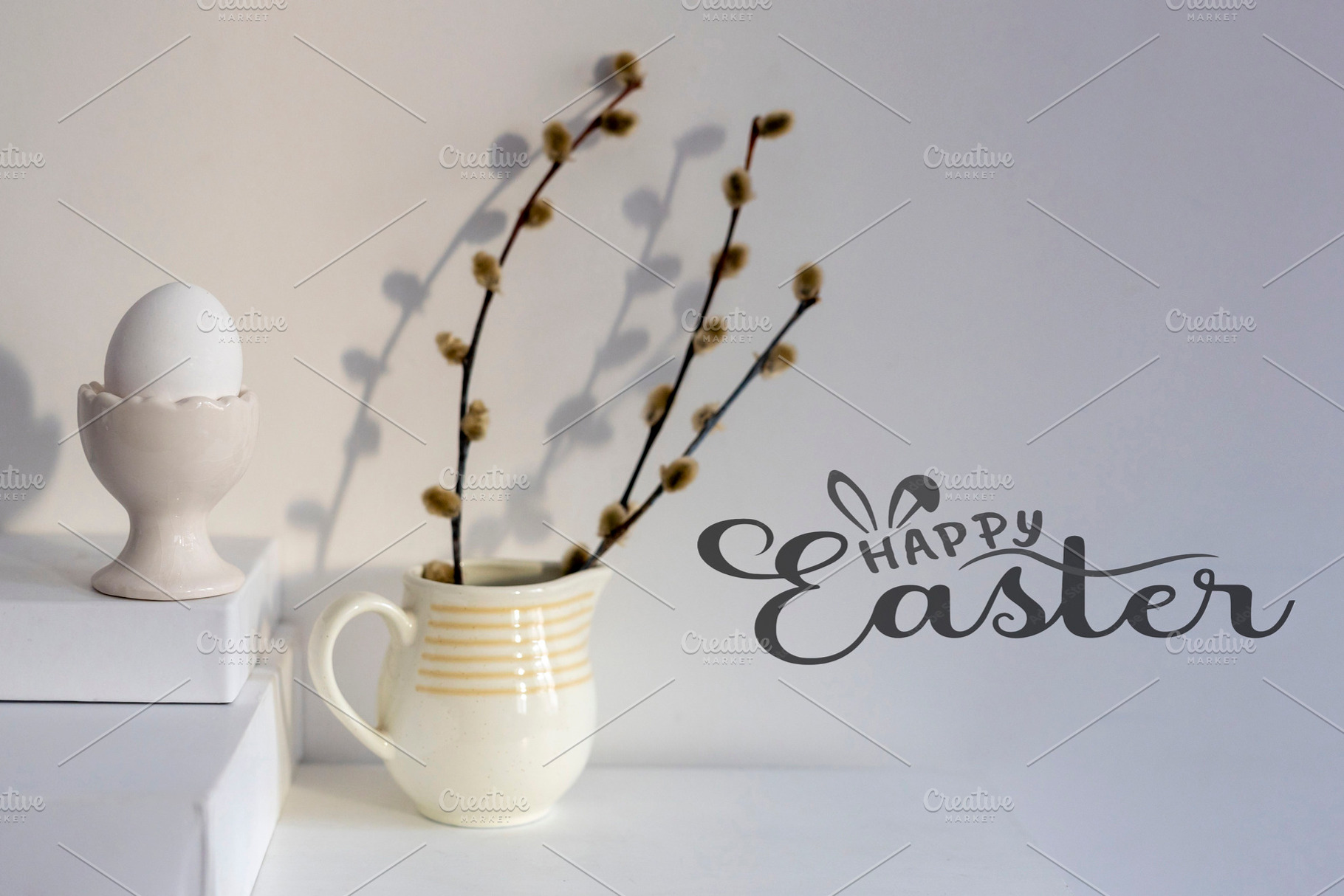 Festive Easter greeting card featuri, a Holiday Photo by Imaginarium