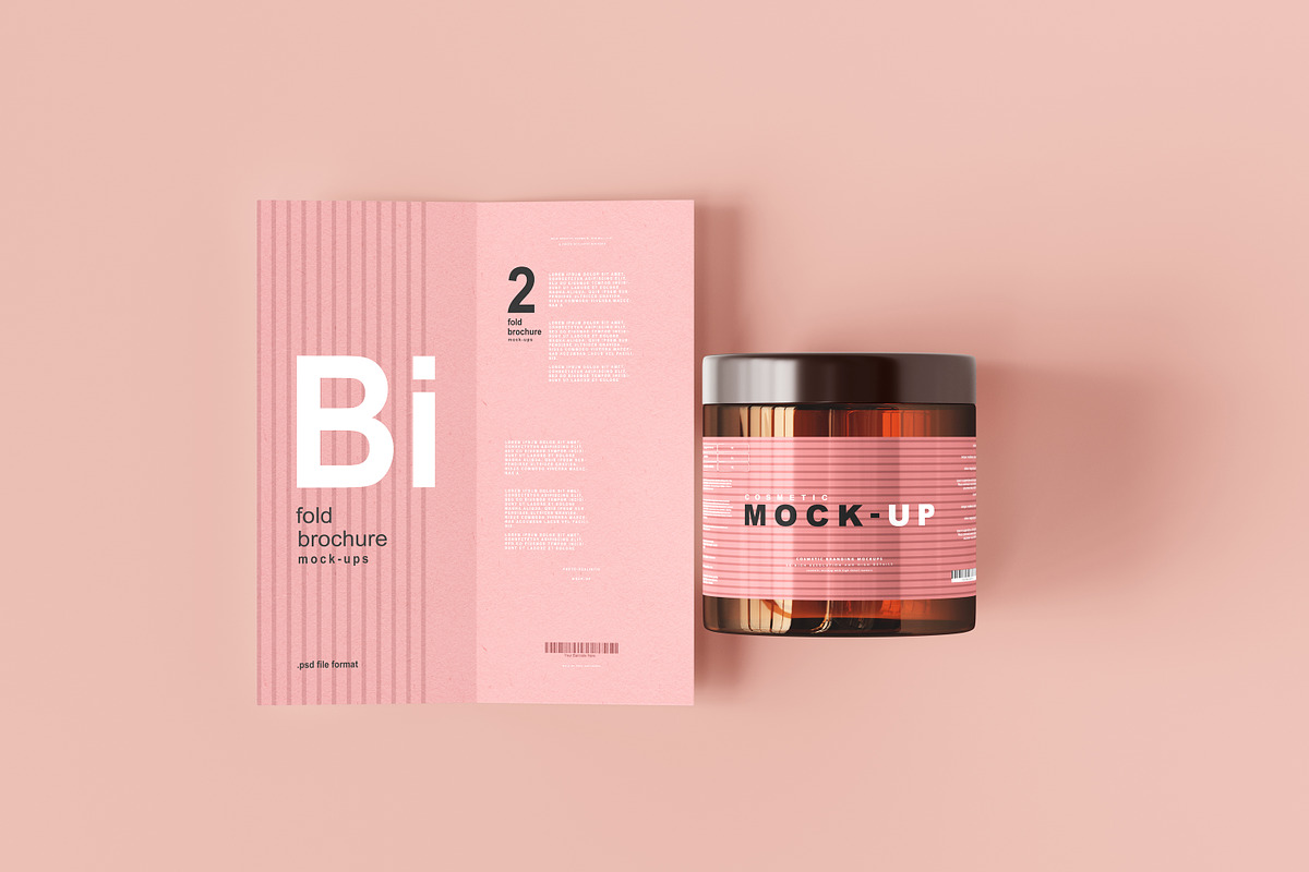 250+ Cosmetic Branding Mockup Bundle, a Cups & Container Mockup by pmvch (Photo 37 of 273)