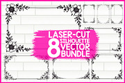Elegant Floral Border Vector, an Illustration by BIPLOB EXPERT (Thumbnail 1 of 9)