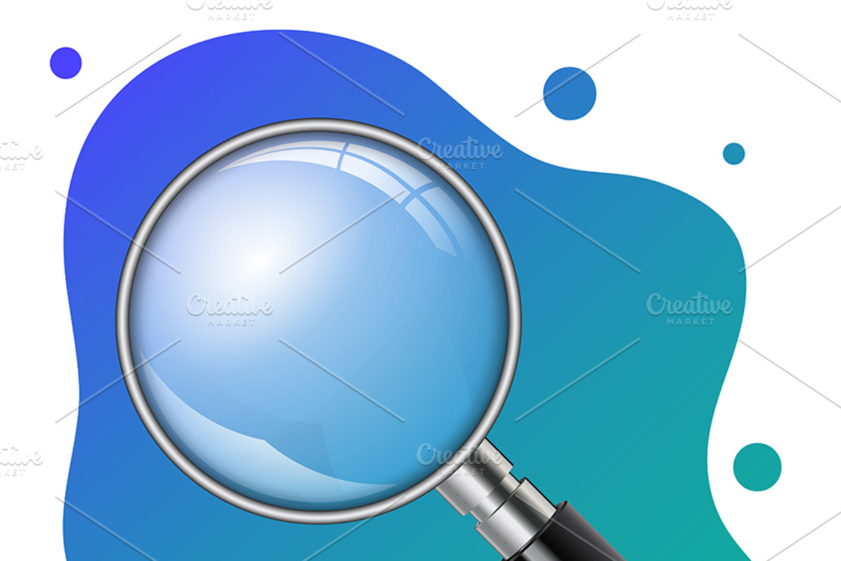 Magnifying Glass Search Concept, an Object Illustration by TAlex (Photo 2 of 6)