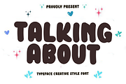 Talking About, a Script Font by FreshTypeINK (Thumbnail 1 of 8)