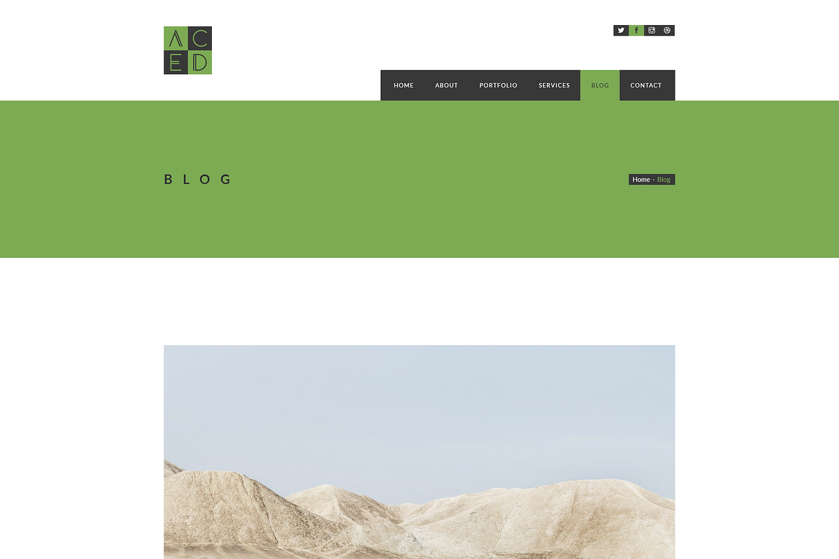 ACED - Portfolio PSD Template, a Landing Page Template by bigpsfan's SHOP (Photo 9 of 13)