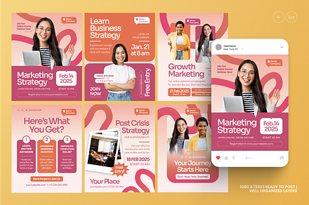 Online Course Webinar Social Media
