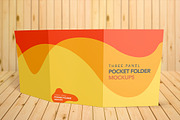 Three Panel Folder Mockups 9″x12″, a Mockup by Vectogravic Design (Thumbnail 2 of 4)
